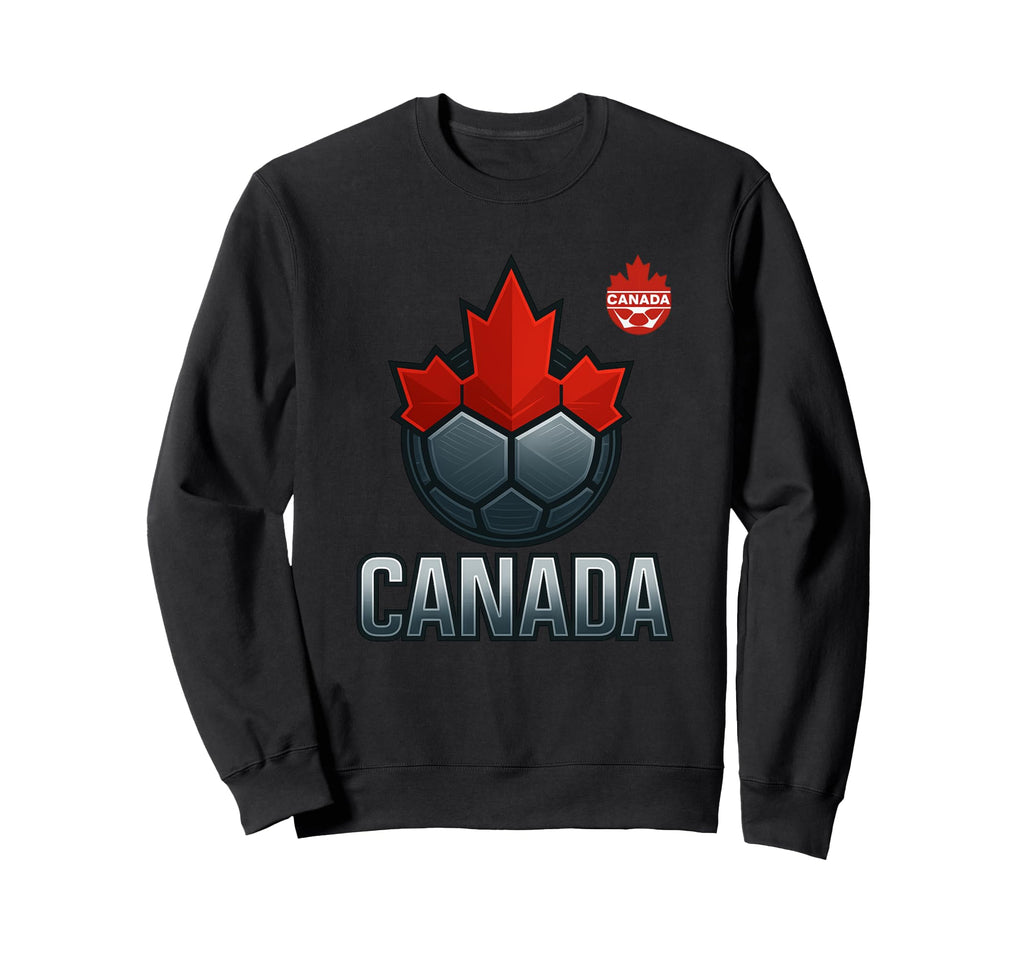 Canada Soccer Jersey Red Football Sweatshirt - Minimalist Print Men Women - T-Shirt, Sweatshirt, Hoodie