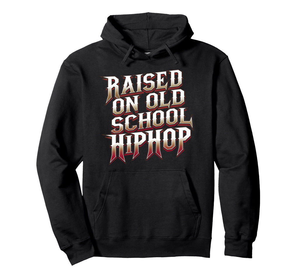 Raised Old School Hip Hop Cassette Hoodie - Custom Art Print for Adults - T-Shirt, Sweatshirt, Hoodie