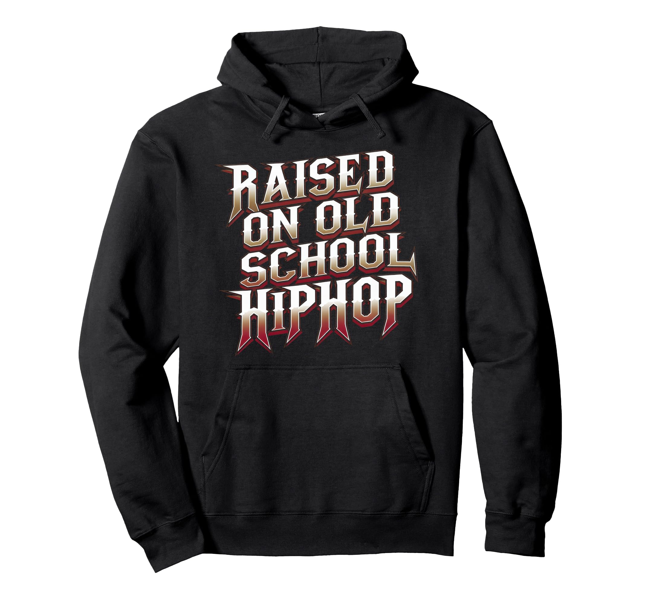 Raised Old School Hip Hop Cassette Hoodie - Custom Art Print for Adults - T-Shirt, Sweatshirt, Hoodie