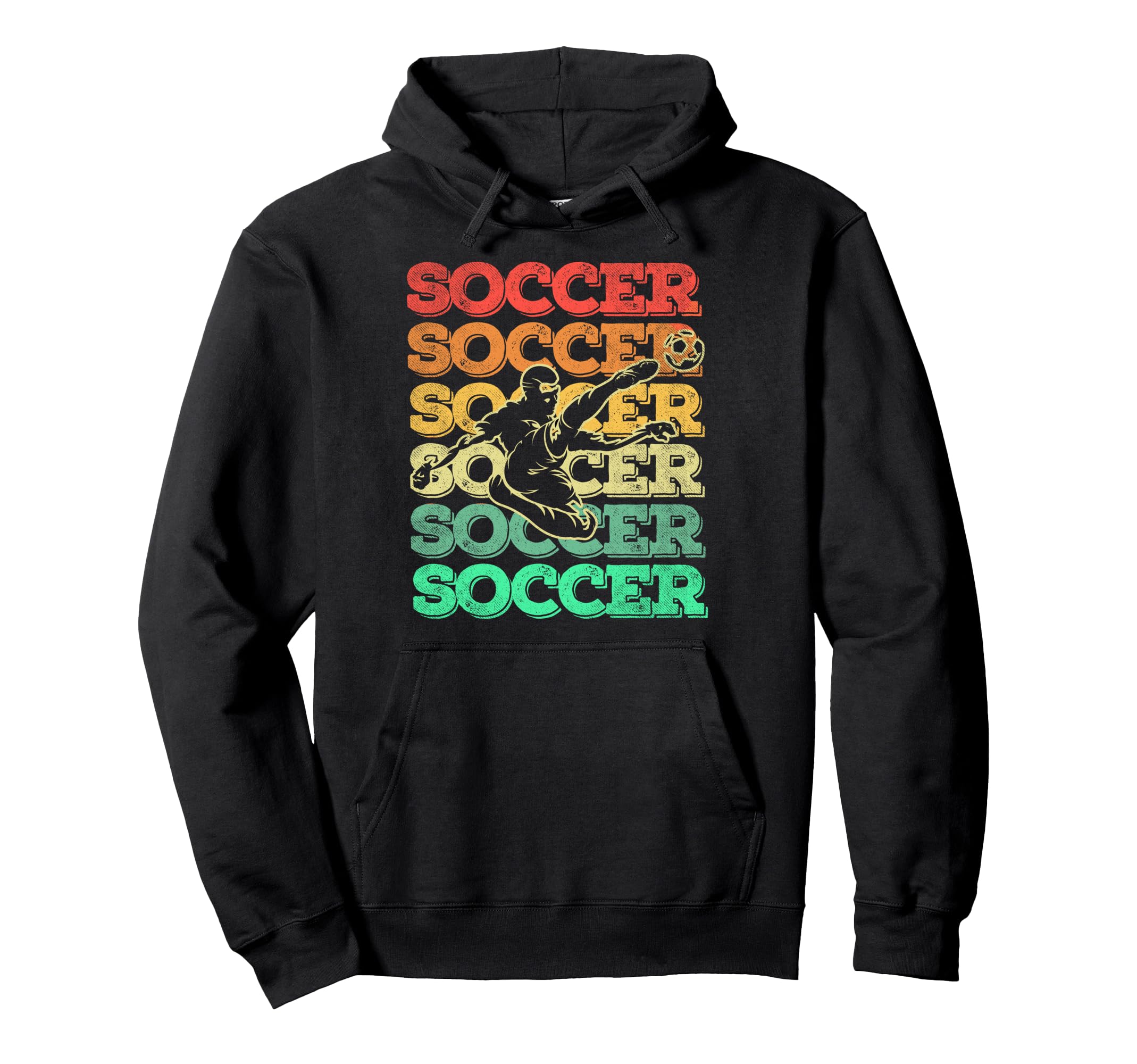 Bicycle Kick Soccer Goalie Player Hoodie - Fun Novelty Design for Adults - T-Shirt, Sweatshirt, Hoodie