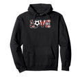 Love Soccer Ball Sports Soccer Hoodie - Aesthetic Graphic for Adults - T-Shirt, Sweatshirt, Hoodie