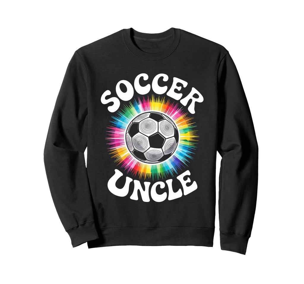 Soccer Uncle Tie Dye Sweatshirt - Minimalist Print Unisex - T-Shirt, Sweatshirt, Hoodie