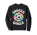 Soccer Uncle Tie Dye Sweatshirt - Minimalist Print Unisex - T-Shirt, Sweatshirt, Hoodie