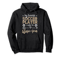 My Favorite Soccer Player Calls Me Glam Hoodie - Minimalist Print Unisex - T-Shirt, Sweatshirt, Hoodie