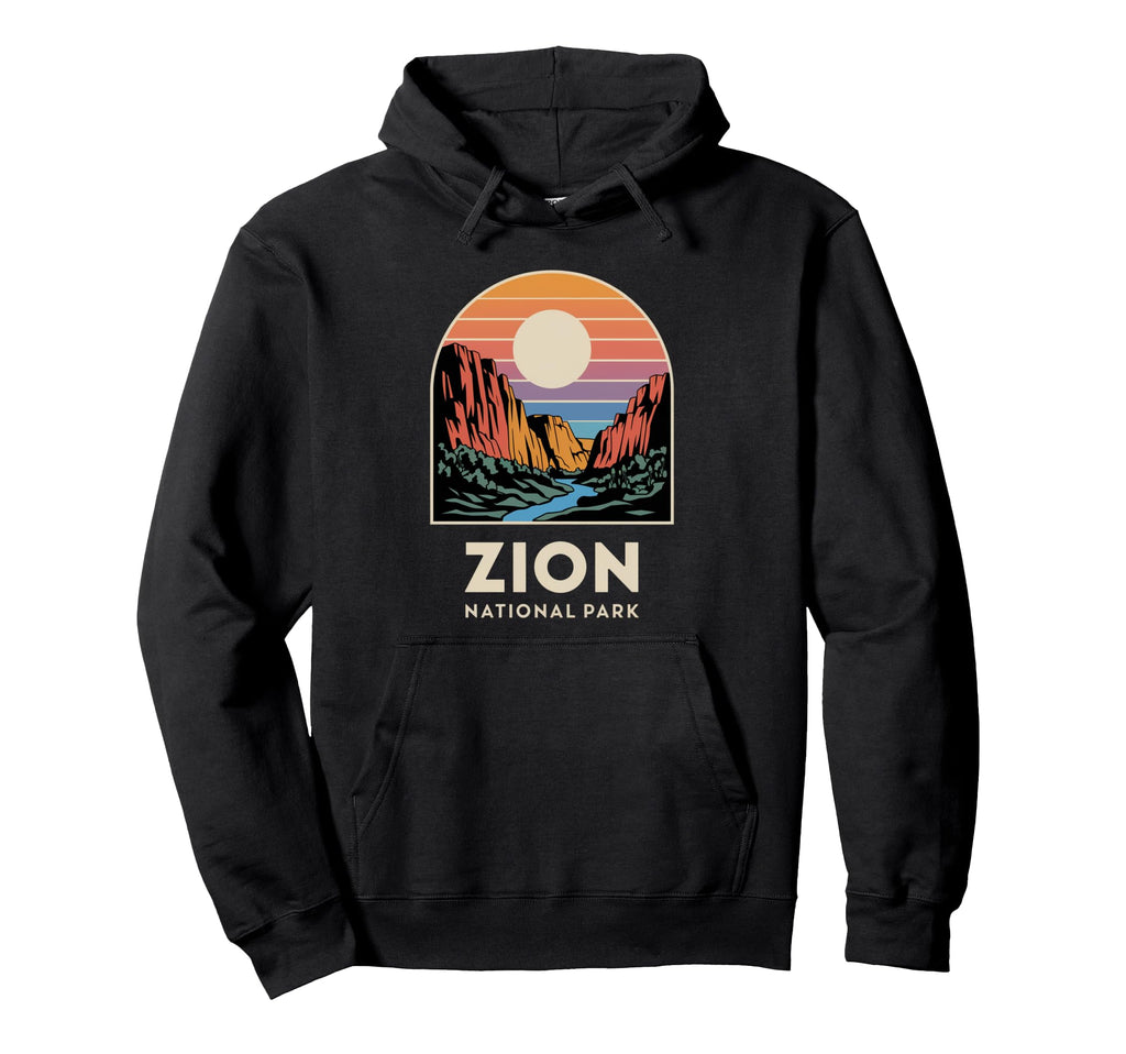 Zion National Park Canyon Utah National Hoodie - Trendy Graphic Unisex - T-Shirt, Sweatshirt, Hoodie