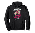 Loudest Soccer Mom Soccer Mother Hoodie - Graphic Print for Adults - T-Shirt, Sweatshirt, Hoodie