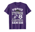 Proud Stepmom Soccer Senior Class T-Shirt - Custom Art Print for Adults - T-Shirt, Sweatshirt, Hoodie