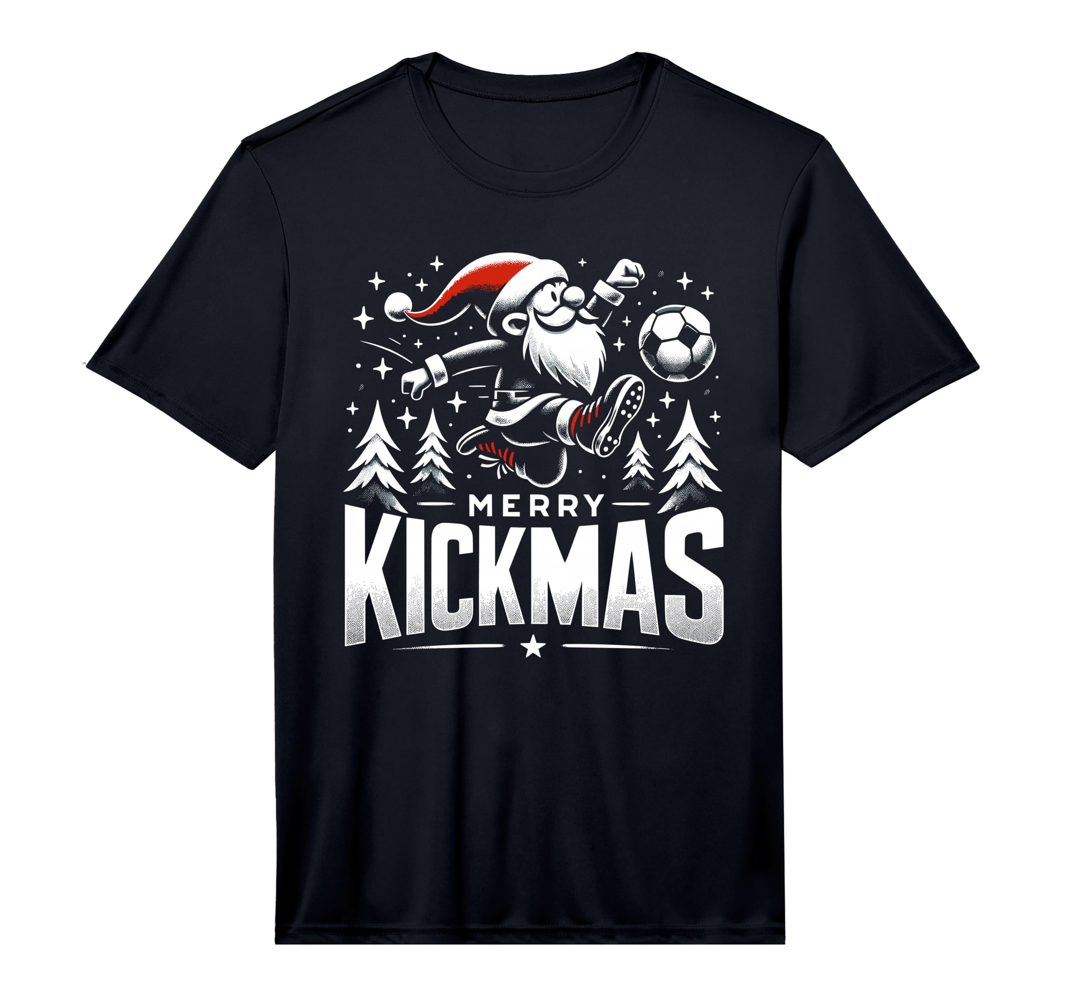 Soccer Gnome Merry Kickmas Soccer T-Shirt - Trendy Graphic Men Women - T-Shirt, Sweatshirt, Hoodie