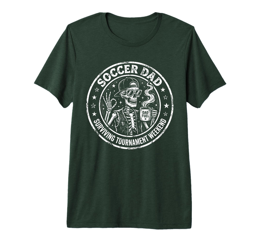 Mens Soccer Dad Surviving T-Shirt - Aesthetic Graphic for Adults - T-Shirt, Sweatshirt, Hoodie