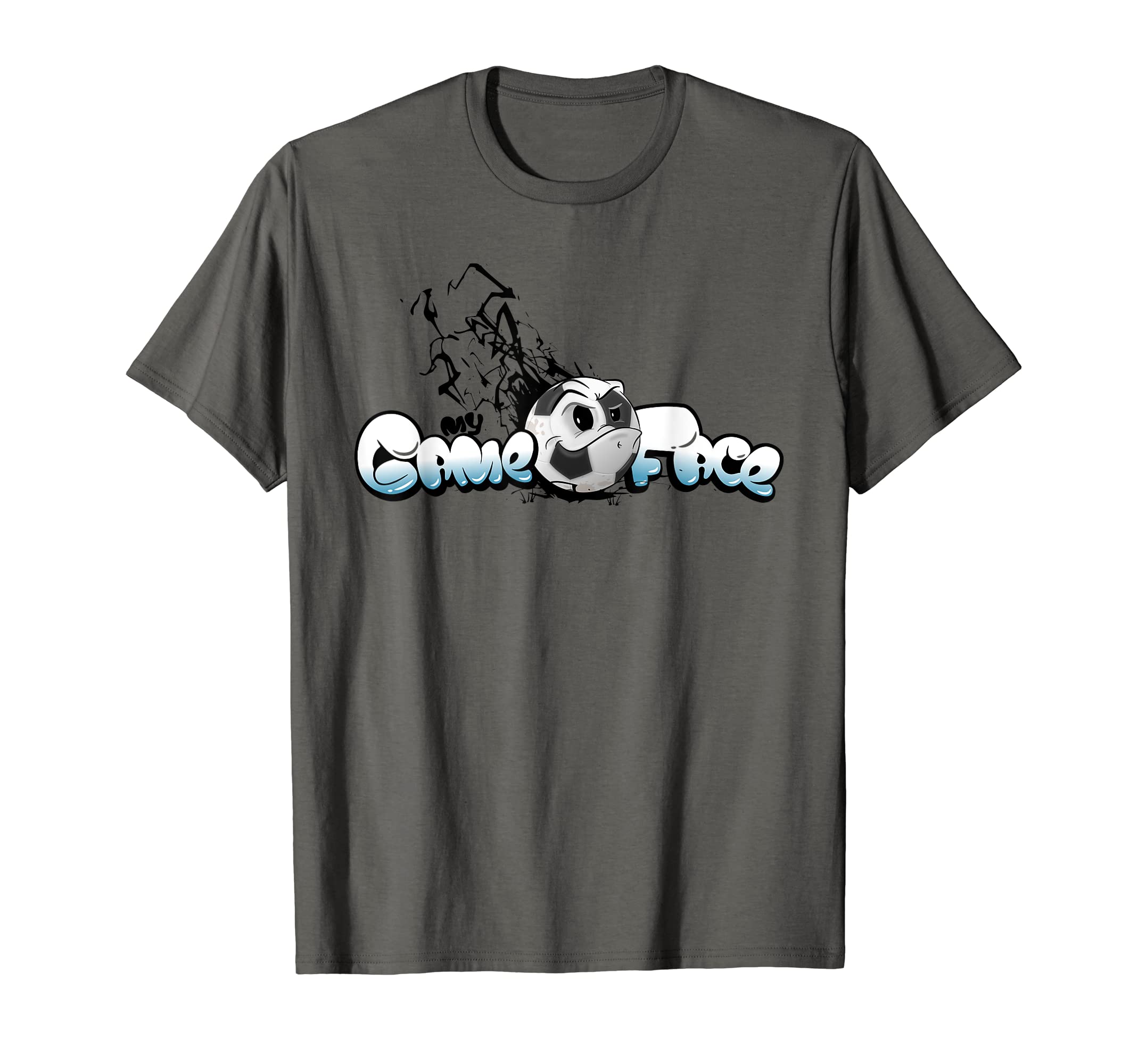 Soccer Game Face T-Shirt - Casual Everyday Wear Unisex - T-Shirt, Sweatshirt, Hoodie