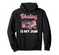 Roller Skating Skate 1970S Skating Is My Jam Hoodie - Unique Graphic Unisex - T-Shirt, Sweatshirt, Hoodie
