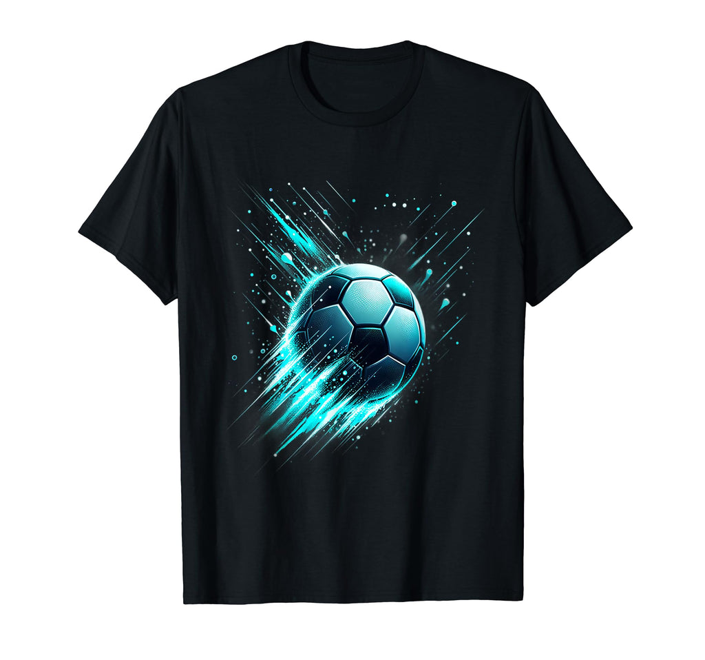 Soccer Ball Splash Dynamic Athlete T-Shirt - Unique Graphic Unisex - T-Shirt, Sweatshirt, Hoodie