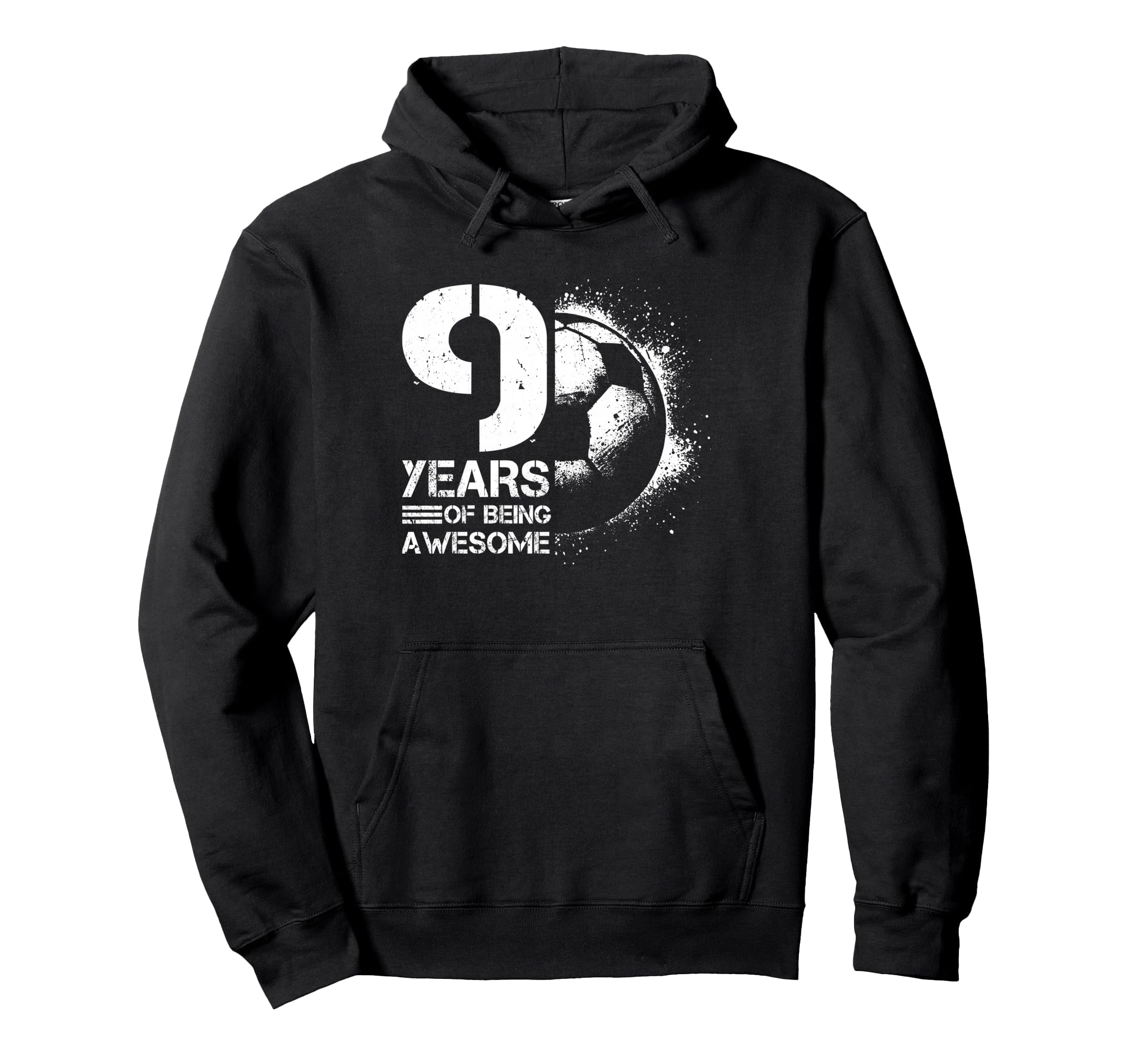 9Th Birthday Soccer Player Football 9 Hoodie - Unique Graphic Men Women - T-Shirt, Sweatshirt, Hoodie