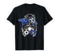 Messy Bun Hair Kosovar Soccer T-Shirt - Aesthetic Graphic for Adults - T-Shirt, Sweatshirt, Hoodie