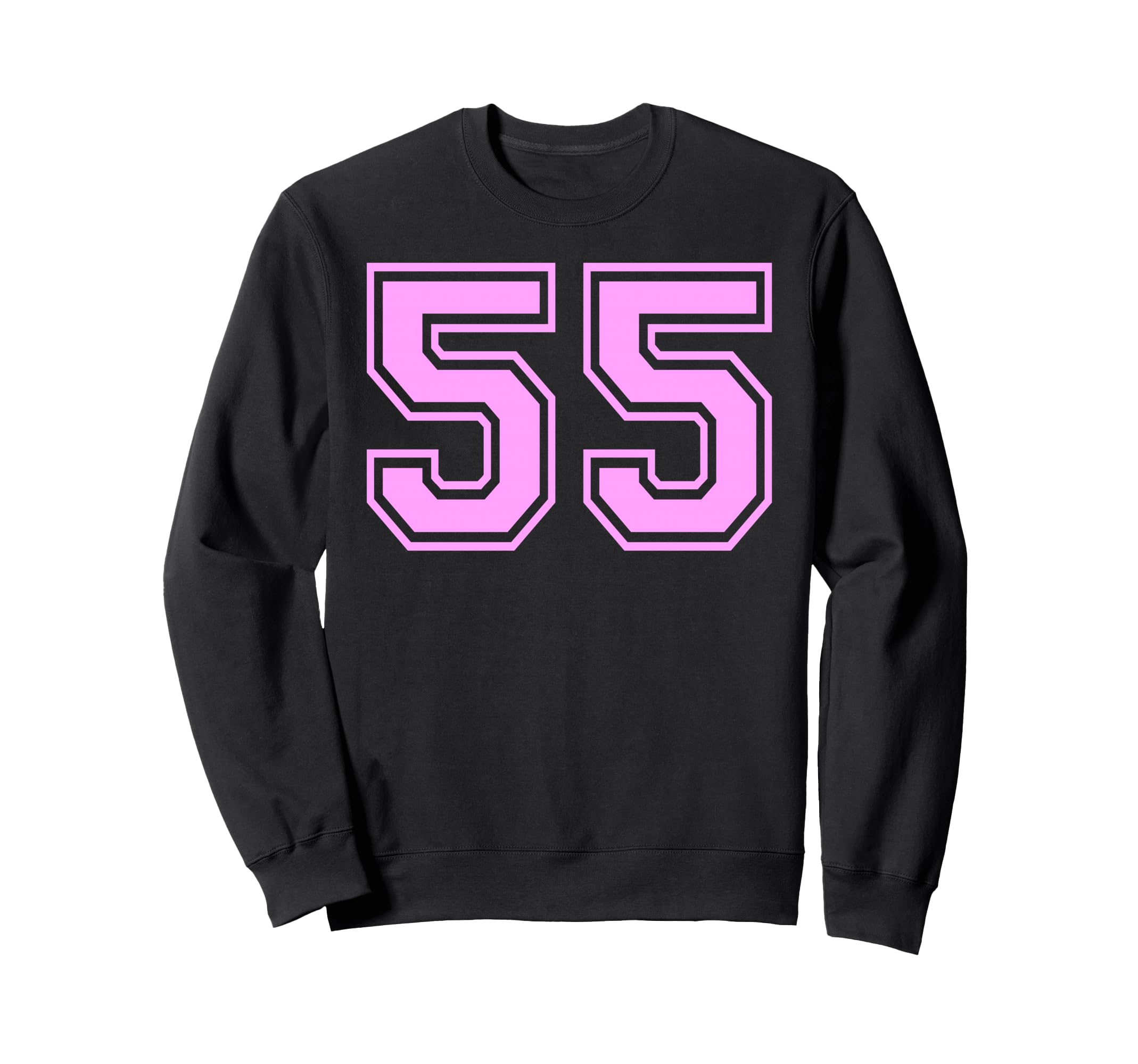 55 Number Fifty Five Sports Sweatshirt - Aesthetic Graphic for Adults - T-Shirt, Sweatshirt, Hoodie