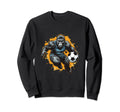Gorilla Playing Soccer Funny Animal Sweatshirt - Streetwear Style Men Women - T-Shirt, Sweatshirt, Hoodie