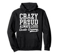 Crazy Proud Hockey Goalie Granny Hockey Hoodie - Novelty Apparel Unisex - T-Shirt, Sweatshirt, Hoodie