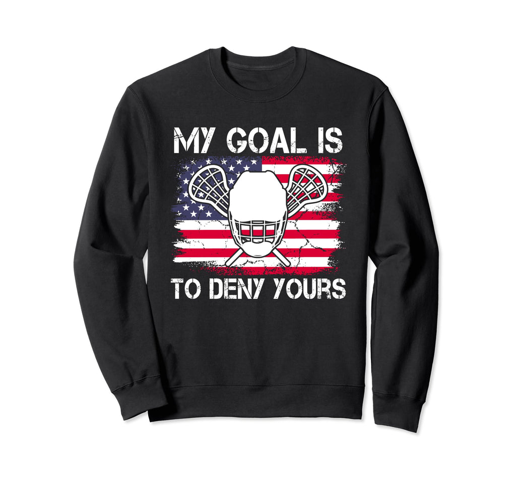 Lacrosse Goalie Lacrosse Player Lax Sweatshirt - Aesthetic Graphic Unisex - T-Shirt, Sweatshirt, Hoodie