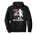 Funny Soccer Moms I Know I Play Like Hoodie - Minimalist Print Men Women - T-Shirt, Sweatshirt, Hoodie