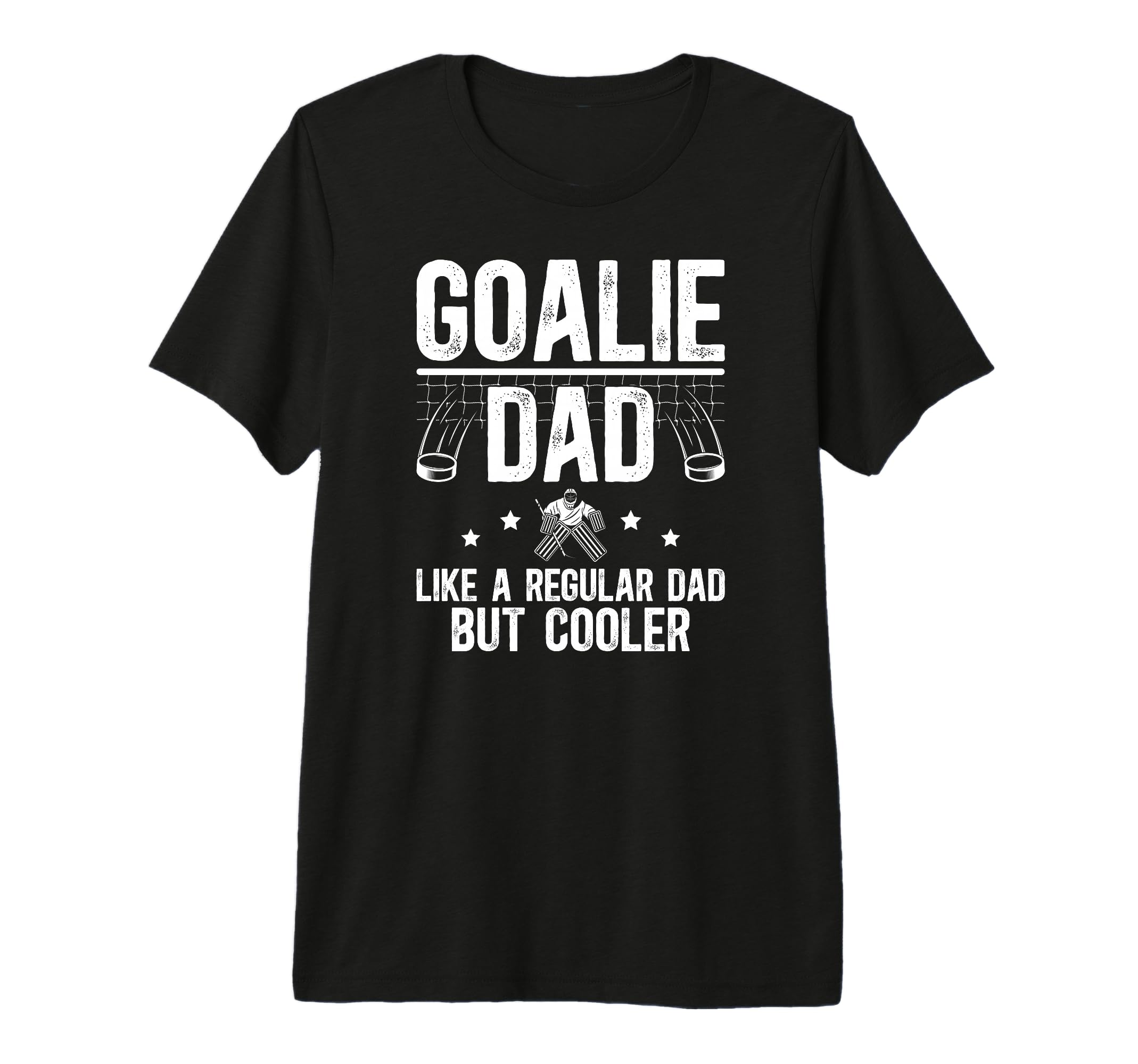 Mens Hockey Goalie Dad Definition Dad T-Shirt - Minimalist Print Unisex - T-Shirt, Sweatshirt, Hoodie