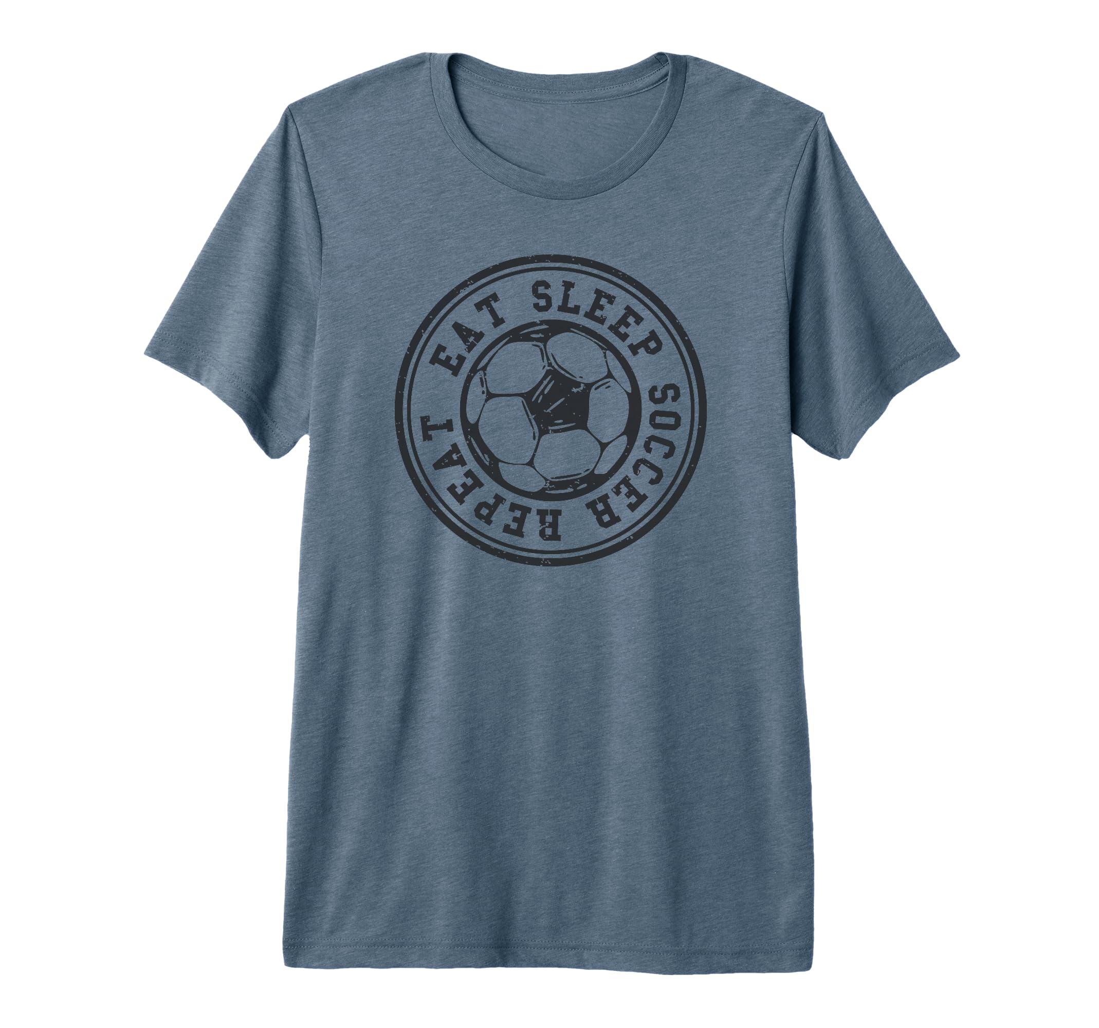 Eat Sleep Soccer Repeat Soccer Sports T-Shirt - Unique Graphic for Adults - T-Shirt, Sweatshirt, Hoodie