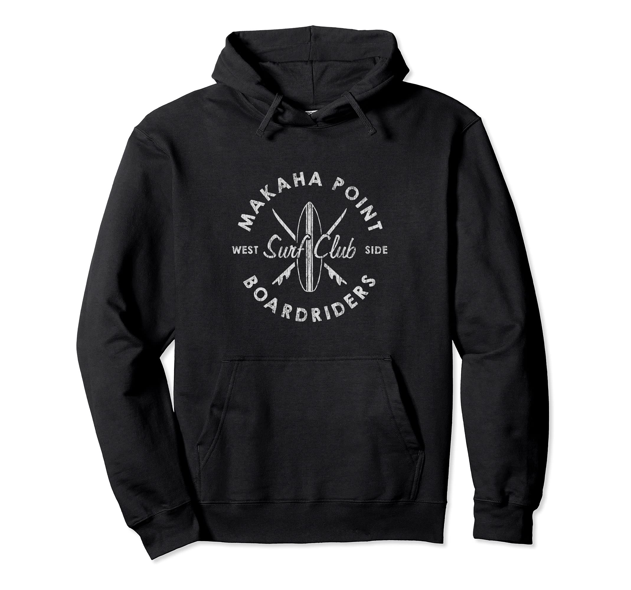 Hawaii Makaha Point Boardriders Surf Club Hoodie - Unique Graphic Unisex - T-Shirt, Sweatshirt, Hoodie