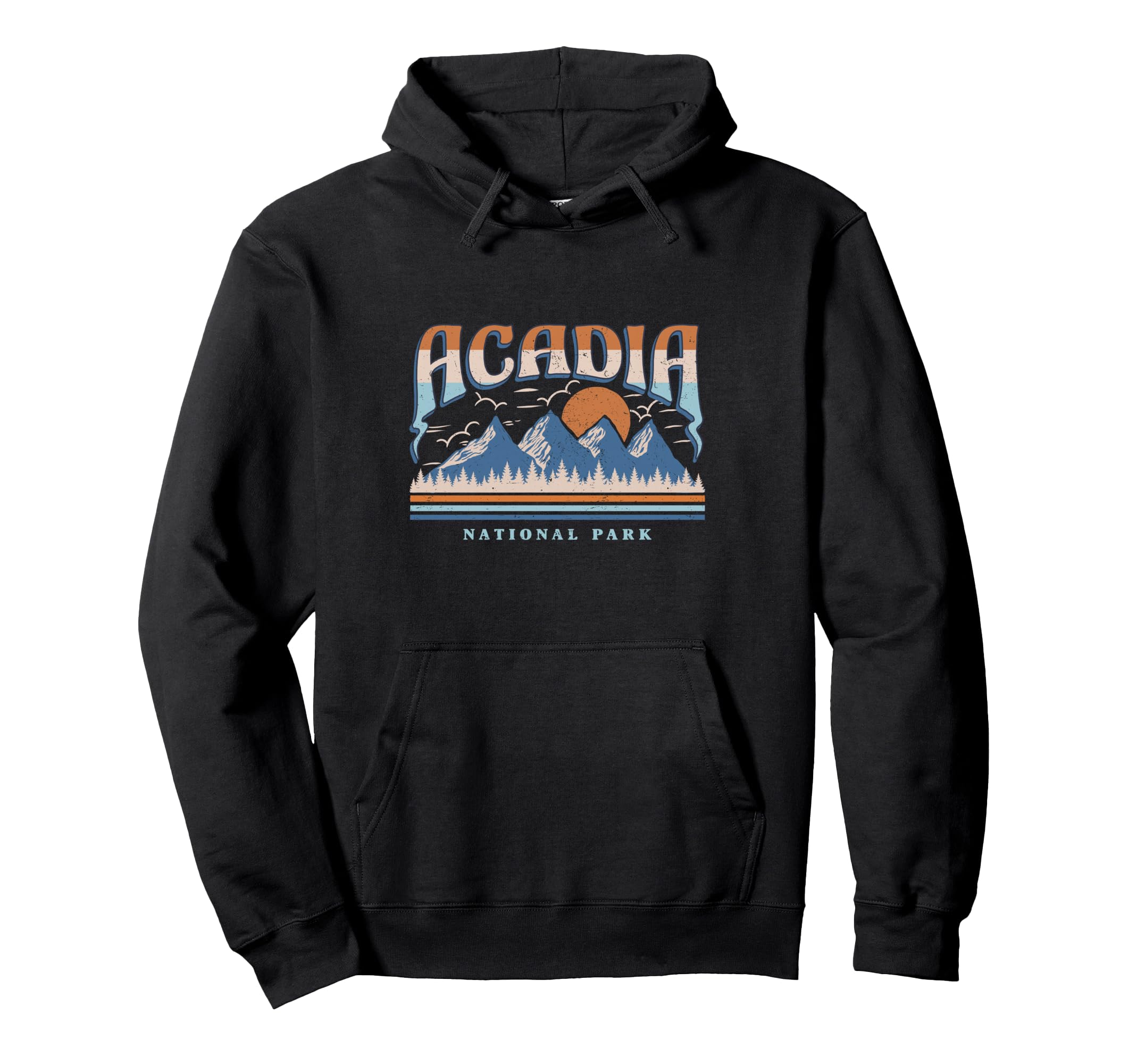 Acadia National Park Maine Mountains Hoodie - Custom Art Print Men Women - T-Shirt, Sweatshirt, Hoodie