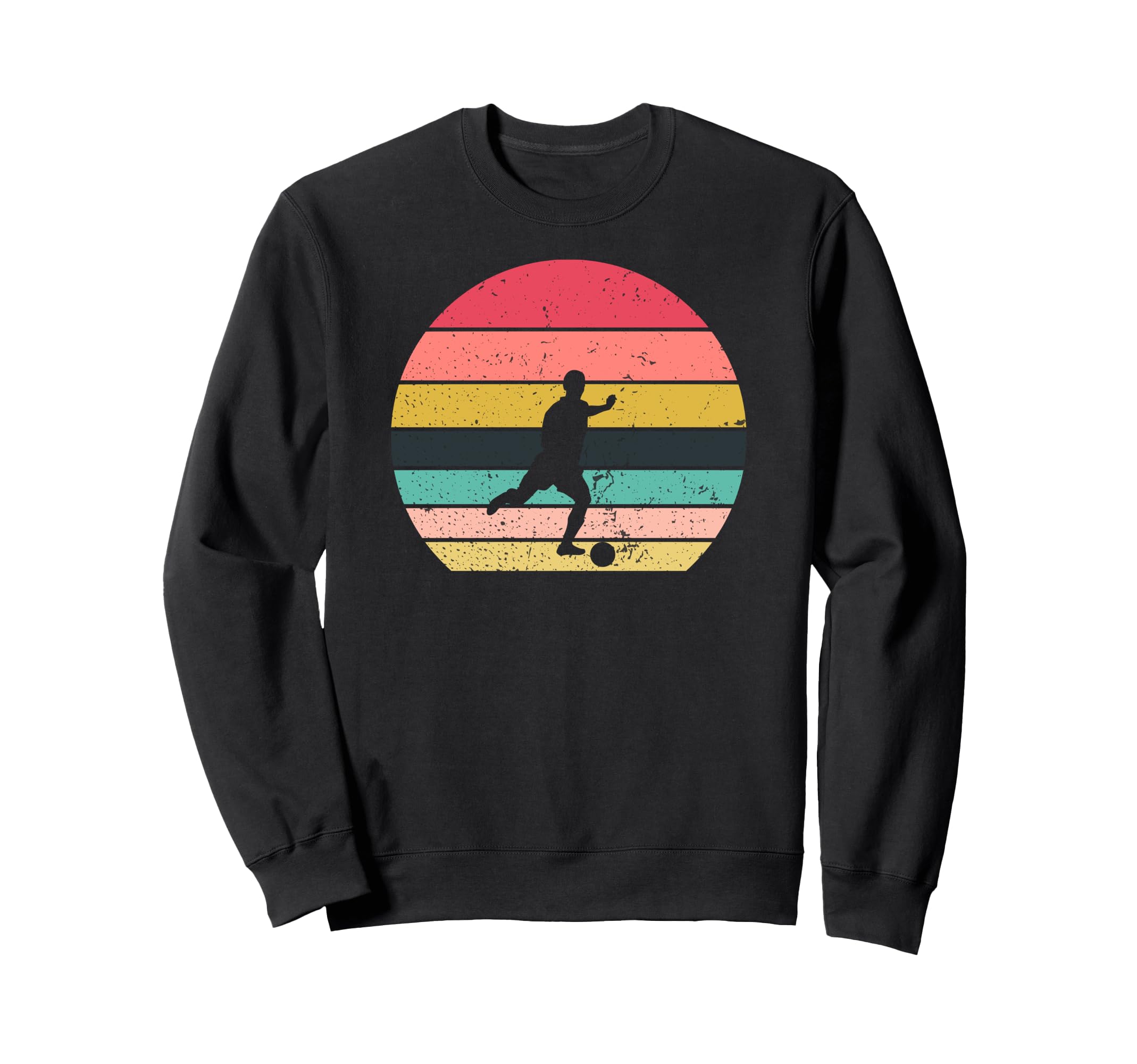 Football Soccer Sunset Sweatshirt - Minimalist Print Men Women - T-Shirt, Sweatshirt, Hoodie