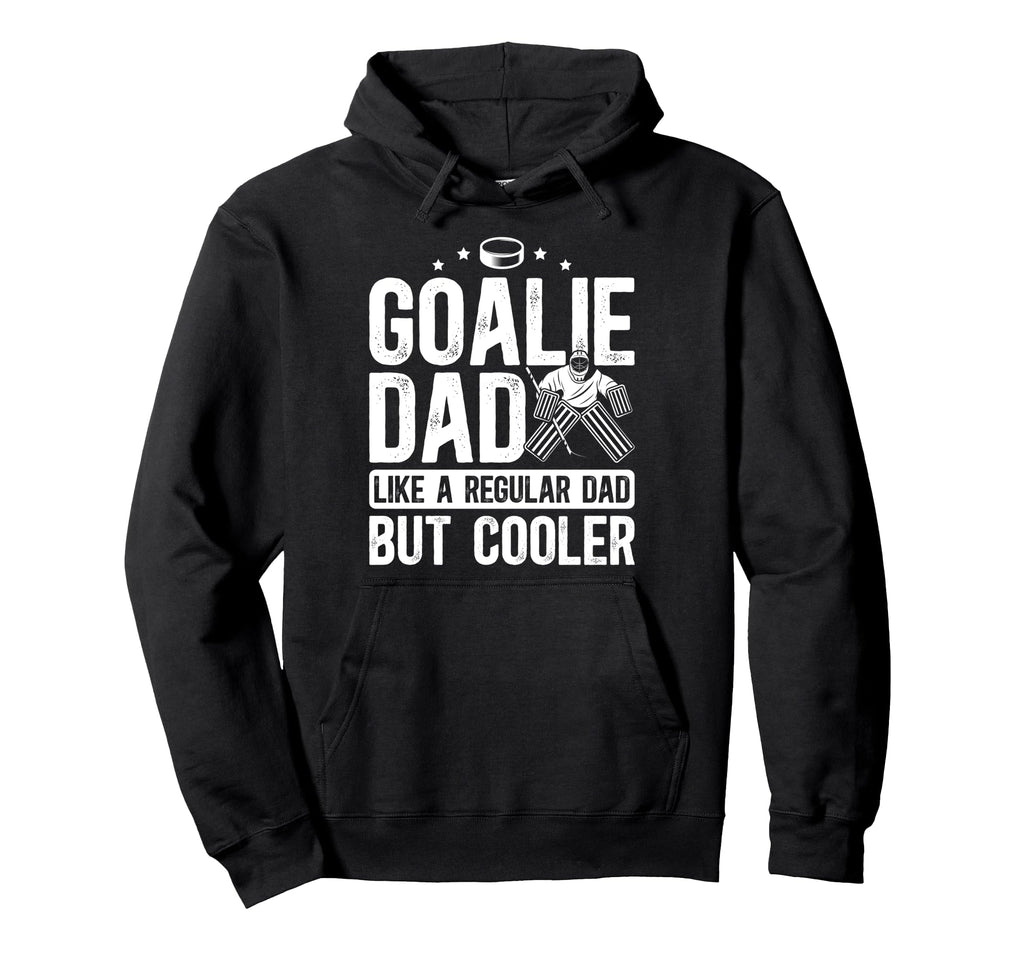 Hockey Goalie Dad Definition Dad Hockey Hoodie - Graphic Print for Adults - T-Shirt, Sweatshirt, Hoodie
