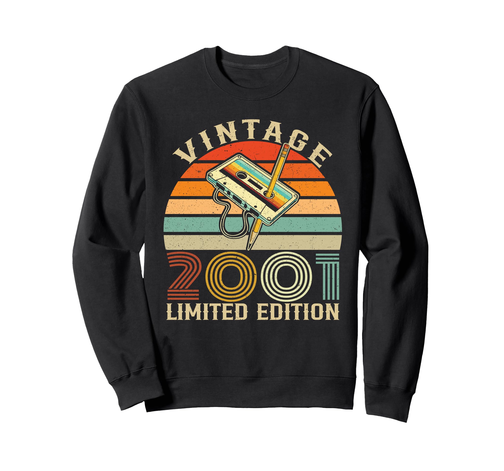 2001 Birthday Cassette Tape Sweatshirt - Fun Novelty Design Unisex - T-Shirt, Sweatshirt, Hoodie