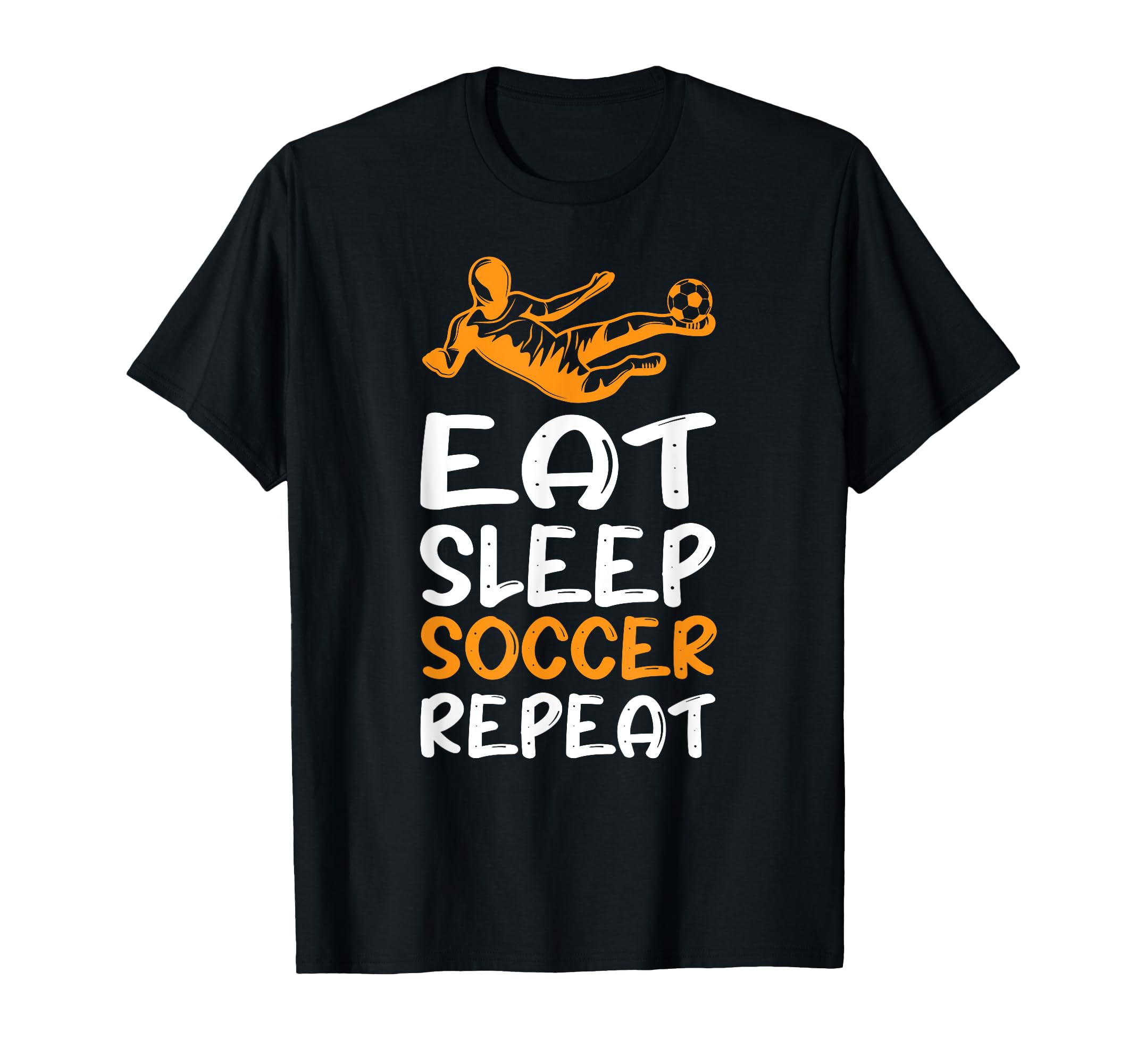Eat Sleep Soccer Repeat Football Jersey T-Shirt - Trendy Graphic Unisex - T-Shirt, Sweatshirt, Hoodie