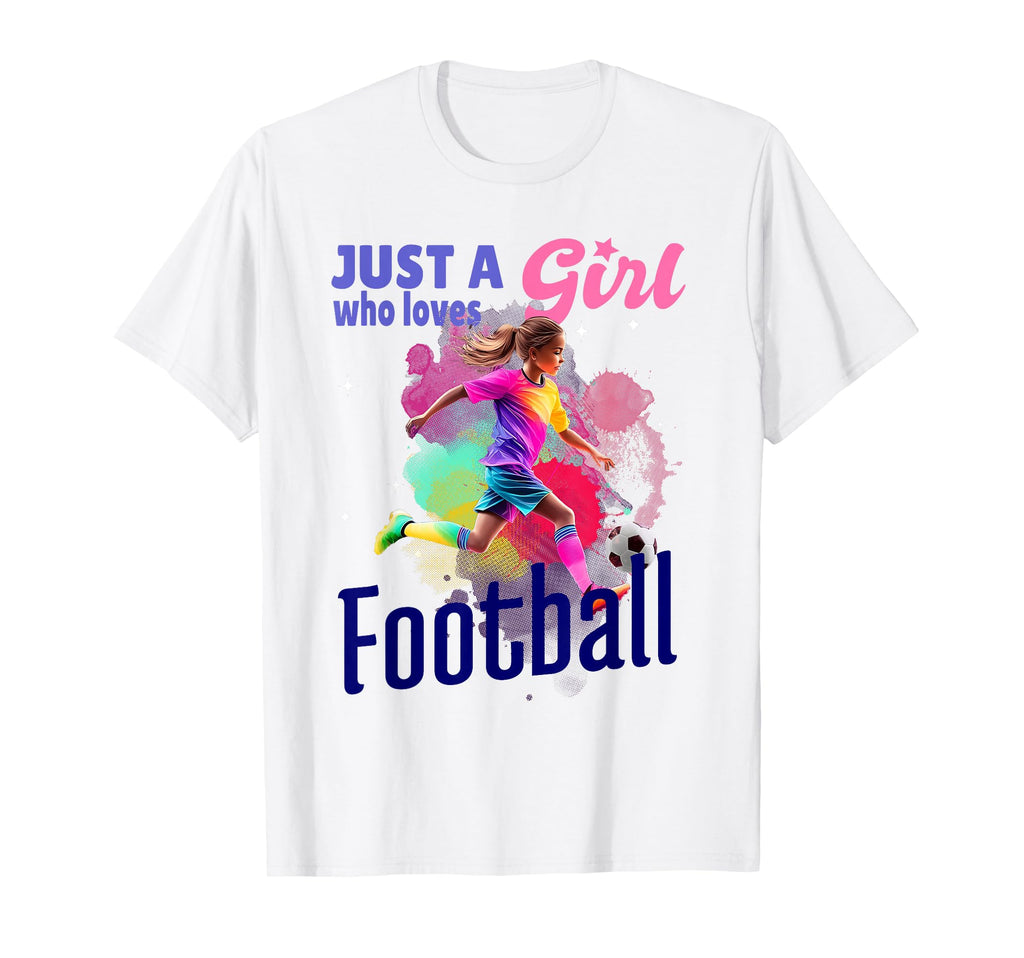 Just Who Loves Football Player Soccer Gift T-Shirt - Unique Graphic Unisex - T-Shirt, Sweatshirt, Hoodie