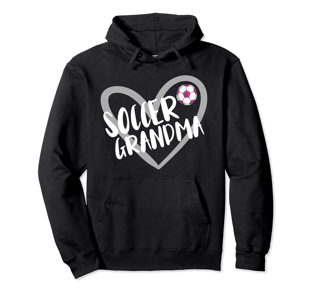 Soccer Grandma Heart Hoodie - Trendy Graphic Unisex - T-Shirt, Sweatshirt, Hoodie