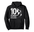 10Th Birthday Soccer Player Football 10 Hoodie - Unique Graphic Men Women - T-Shirt, Sweatshirt, Hoodie