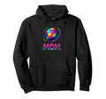 Soccer Ball Mom Bold Sport Color Hoodie - Aesthetic Graphic Men Women - T-Shirt, Sweatshirt, Hoodie