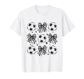Soccer Ball Coquette Bow Soccer Ball T-Shirt - Custom Art Print Unisex - T-Shirt, Sweatshirt, Hoodie