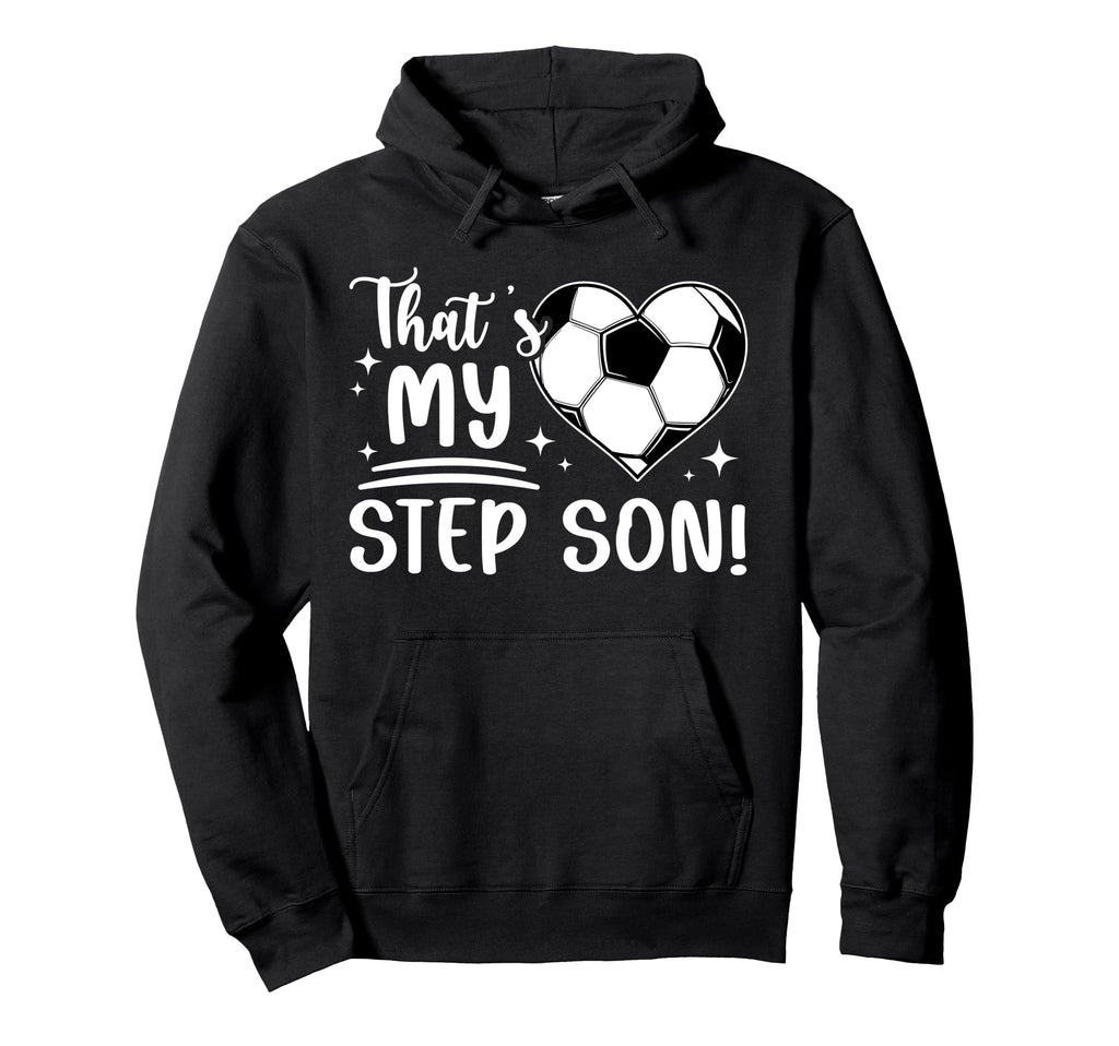 Proud Soccer Step Mom Soccer Player Step Hoodie - Graphic Print Men Women - T-Shirt, Sweatshirt, Hoodie