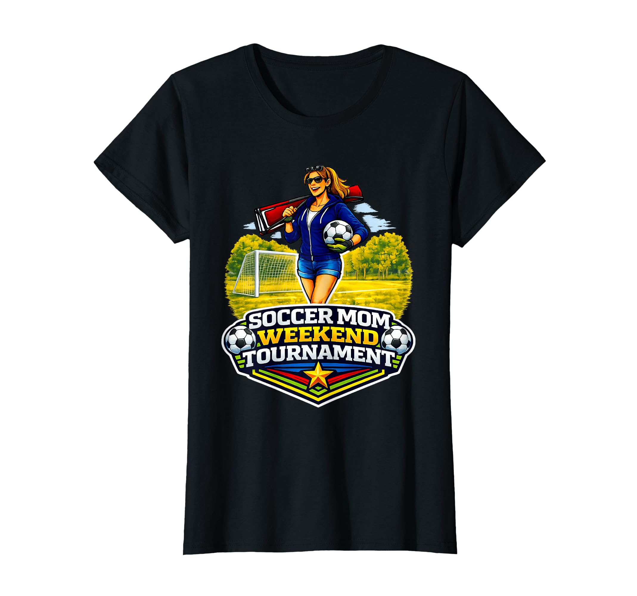 Soccer Mom Weekend Tournament Funny T-Shirt - Minimalist Print for Adults - T-Shirt, Sweatshirt, Hoodie
