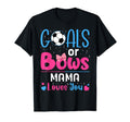 Goals Or Bows Mama Gender Reveal T-Shirt - Fun Novelty Design Men Women - T-Shirt, Sweatshirt, Hoodie