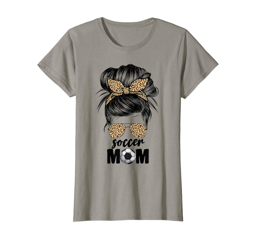 Womens Soccer Mom Mama Leopard T-Shirt - Fun Novelty Design Men Women - T-Shirt, Sweatshirt, Hoodie