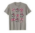 Soccer Ball Coquette Bow Game Day T-Shirt - Trendy Graphic Men Women - T-Shirt, Sweatshirt, Hoodie
