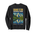 Grand Teton National Park Outdoor Us Sweatshirt - Aesthetic Graphic Unisex - T-Shirt, Sweatshirt, Hoodie