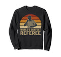 Worlds Okayest Referee Funny Sports Sweatshirt - Unique Graphic for Adults - T-Shirt, Sweatshirt, Hoodie