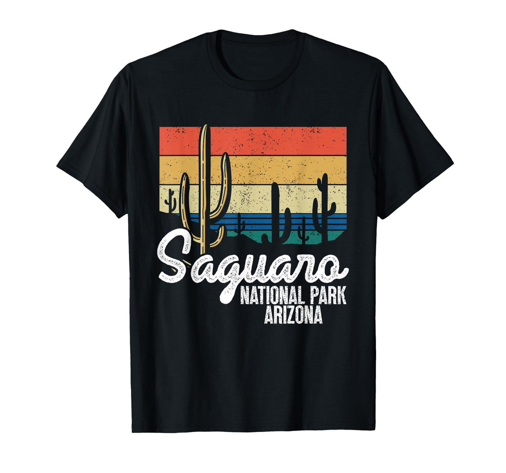 Saguaro National Park Stripes Arizona T-Shirt - Fun Novelty Design Unisex - T-Shirt, Sweatshirt, Hoodie