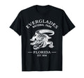 Everglades National Park Alligators T-Shirt - Minimalist Print Men Women - T-Shirt, Sweatshirt, Hoodie