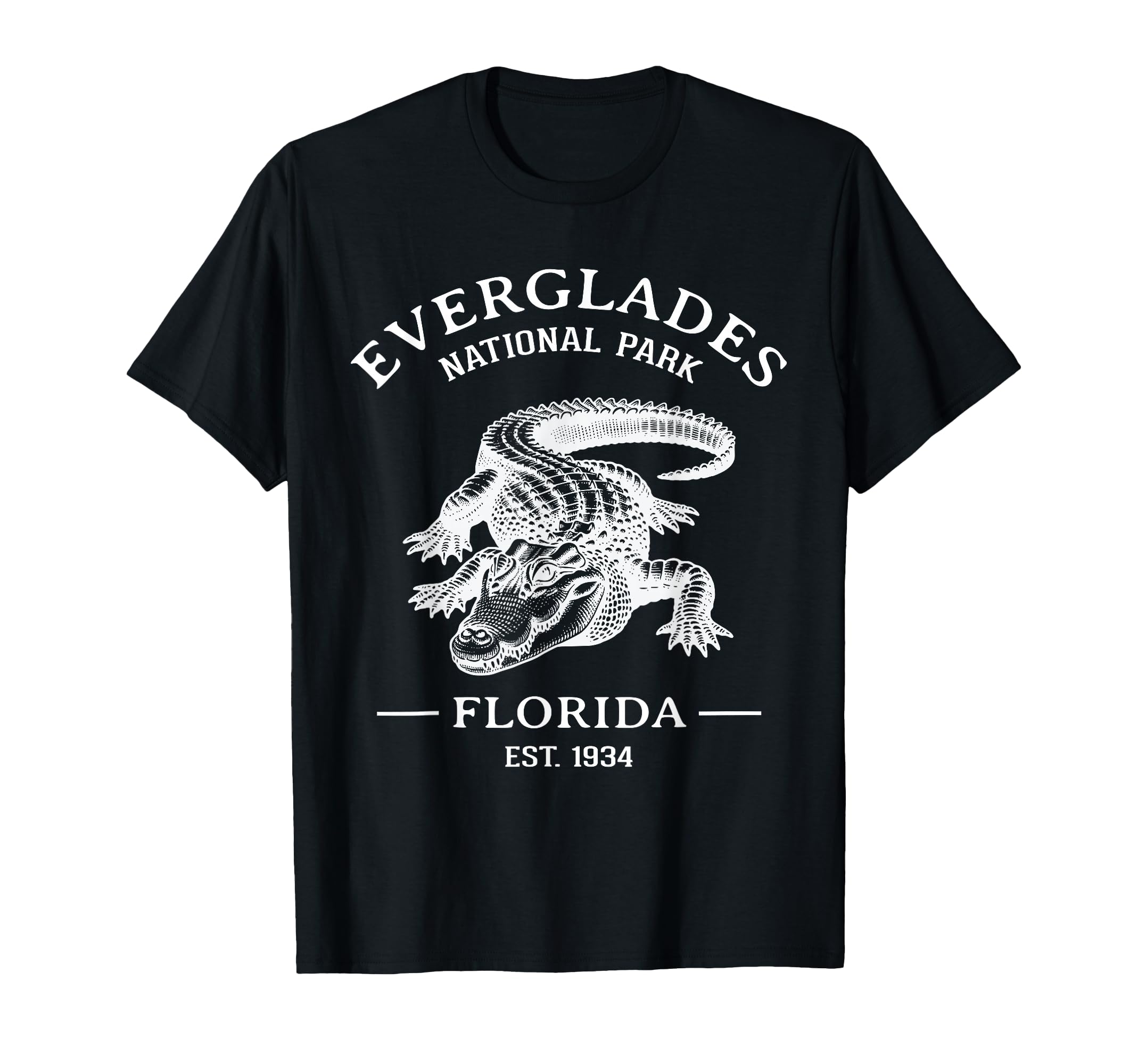 Everglades National Park Alligators T-Shirt - Minimalist Print Men Women - T-Shirt, Sweatshirt, Hoodie