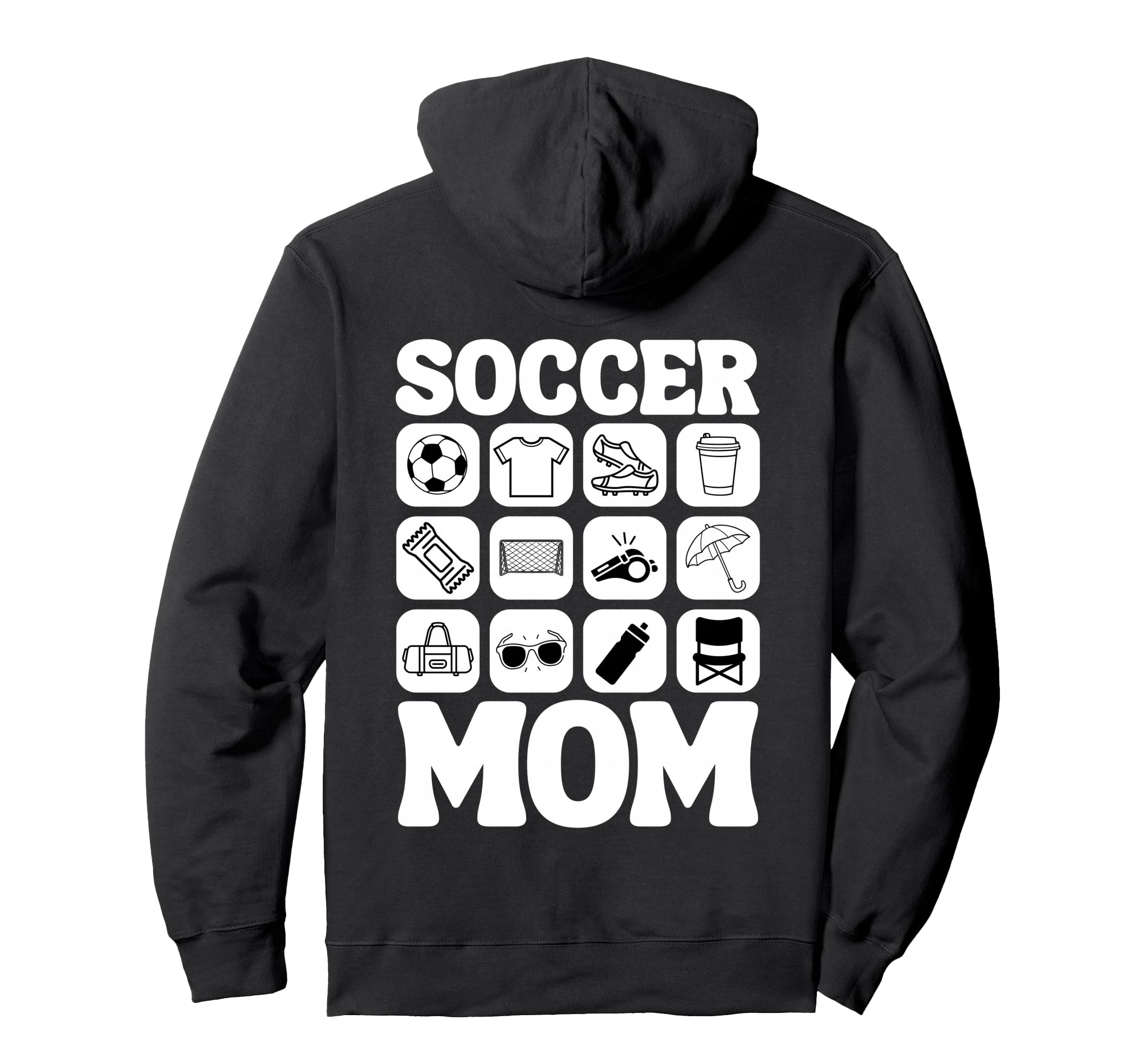 Soccer Mom Icons Soccer Hoodie - Novelty Apparel Men Women - T-Shirt, Sweatshirt, Hoodie