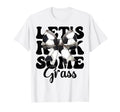 Lets Kick Some Grass Soccer Coquette Bow T-Shirt - Custom Art Print Unisex - T-Shirt, Sweatshirt, Hoodie