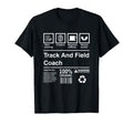 Track Field Coach Gift T-Shirt - Aesthetic Graphic for Adults - T-Shirt, Sweatshirt, Hoodie