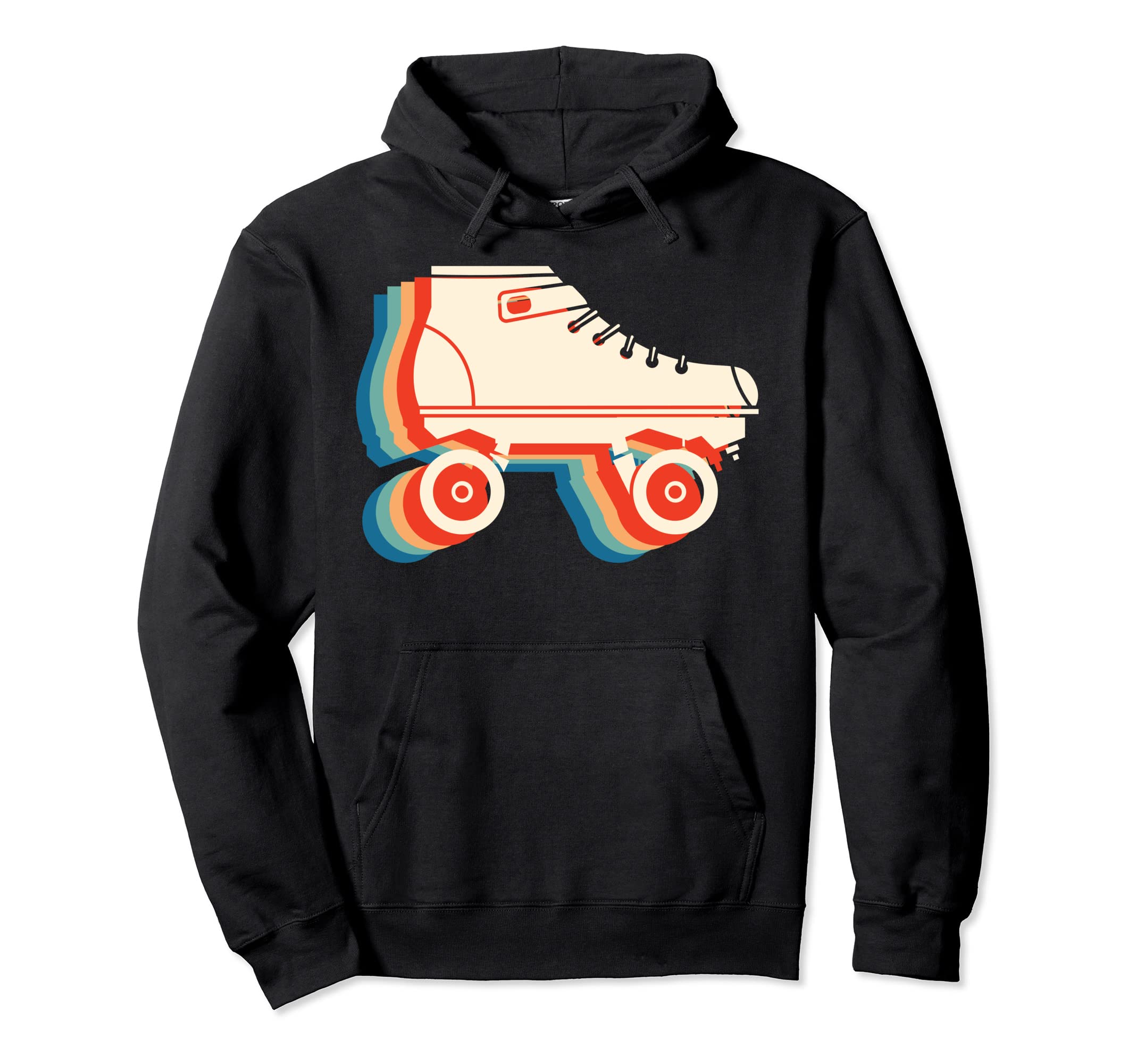 70S Roller Skates Disco Hoodie - Casual Everyday Wear Unisex - T-Shirt, Sweatshirt, Hoodie